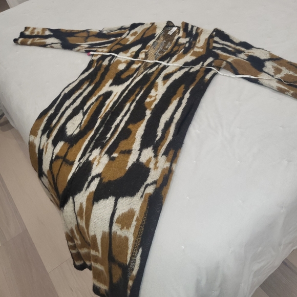 Long patterned duster cardigan - Picture 6 of 6